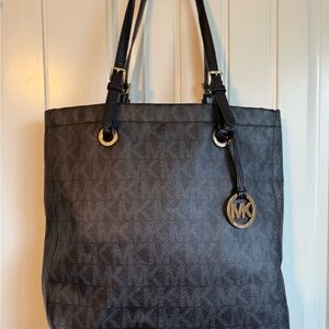 Michael Kors Black Monogram Tote
